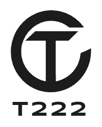 T222, MB logotipas